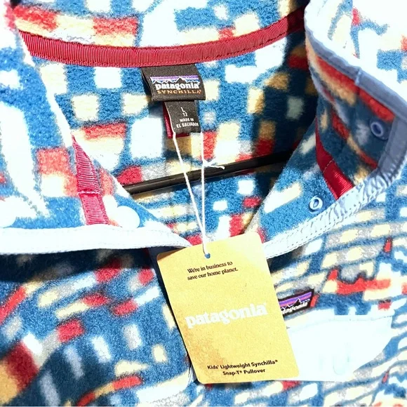 Patagonia Multicolor Geometric Fleece :Box D: